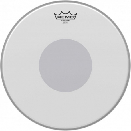 REMO 14" EMPEROR X SABLEE+ROND NOIR