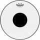REMO 13" CS TRANSPARENTE+ROND NOIR