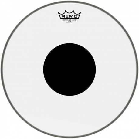 REMO 15" CS TRANSPARENTE+ROND NOIR