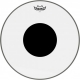 REMO 16" CS TRANSPARENTE+ROND NOIR