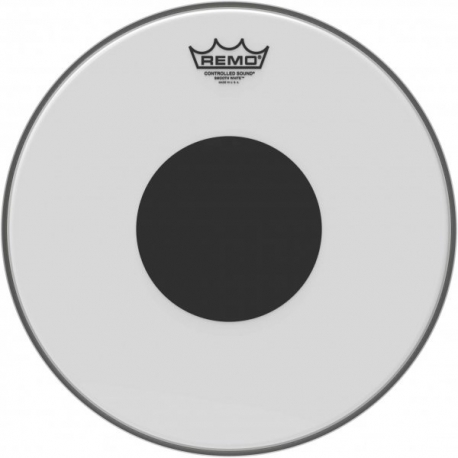 REMO 13" CS BLANC LISSE+ROND NOIR