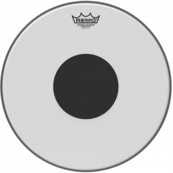 REMO 15" CS BLANC LISSE+ROND NOIR