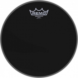 REMO 10" EBONY AMBASSADOR