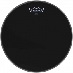 REMO 12" EBONY AMBASSADOR