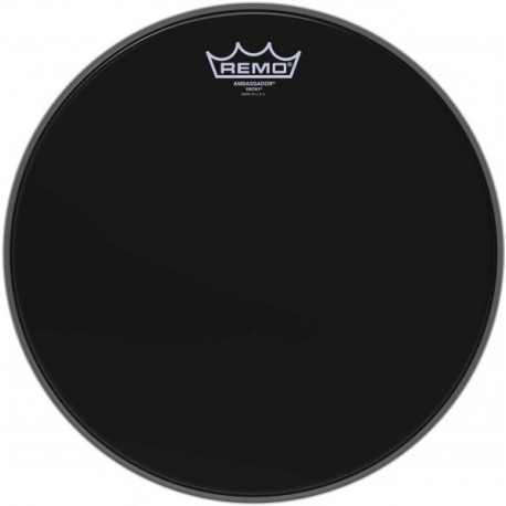 REMO 13" EBONY AMBASSADOR