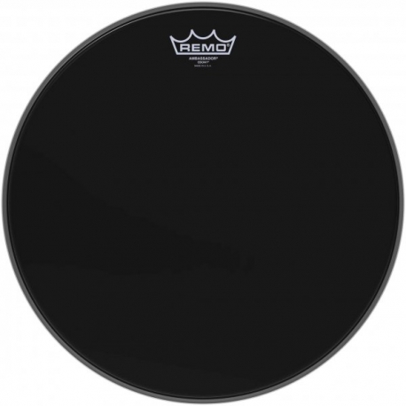 REMO 15" EBONY AMBASSADOR