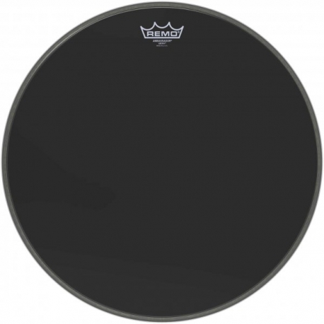 REMO 18" EBONY AMBASSADOR GR.CAISSE