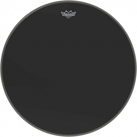 REMO 24" EBONY AMBASSADOR GR.CAISSE