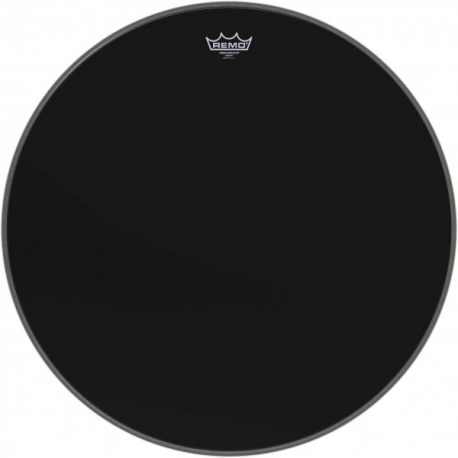 REMO 26" EBONY AMBASSADOR GR.CAISSE