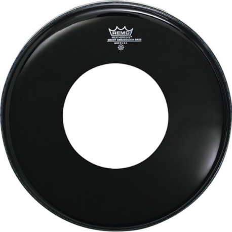 REMO 26" EBONY AMB.G.CAISSE+DECOUPE