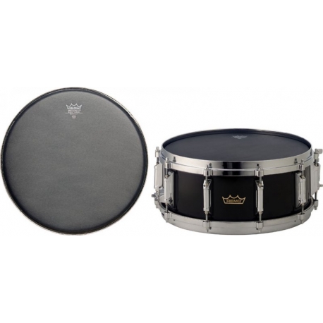 REMO 14" EBONY SUEDE AMBASSADOR