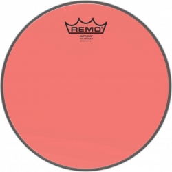 REMO 10" EMPEROR COLORTONE RED