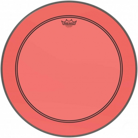 REMO 22" PWRSTRK.3 COLORTONE RED