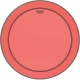 REMO 26" PWRSTRK.3 COLORTONE RED