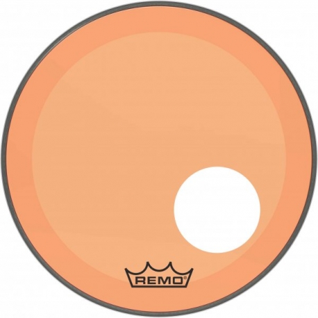 REMO 18" P3 COLORTONE W/HOLE ORANGE