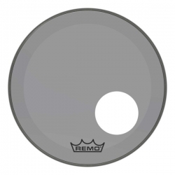 REMO 18" P3 COLORTONE W/HOLE SMOKE