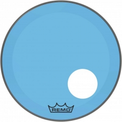 REMO 20" P3 COLORTONE W/HOLE BLUE