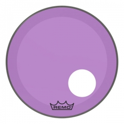 REMO 20" P3 COLORTONE W/HOLE PURPLE