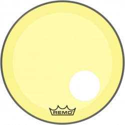 REMO 20" P3 COLORTONE W/HOLE YELLOW