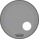 REMO 22" P3 COLORTONE W/HOLE SMOKE