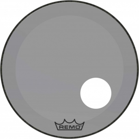 REMO 22" P3 COLORTONE W/HOLE SMOKE