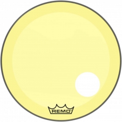 REMO 24" P3 COLORTONE W/HOLE YELLOW