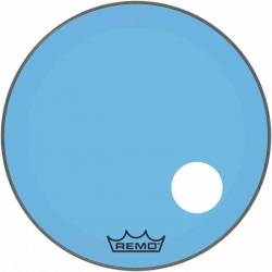 REMO 26" P3 COLORTONE W/HOLE BLUE
