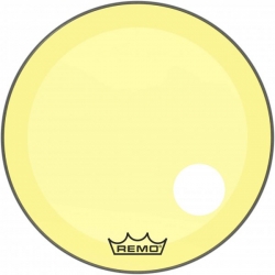 REMO 26" P3 COLORTONE W/HOLE YELLOW