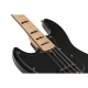 Marcus Miller V7 Vintage Alder-4 LH BK MN 2.0 Black Gauchère