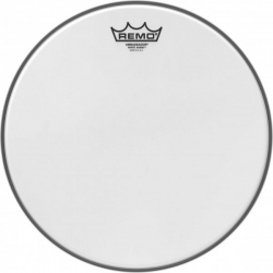 REMO 12" WHITE SUEDE AMBASSADOR