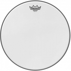 REMO 16" WHITE SUEDE AMBASSADOR