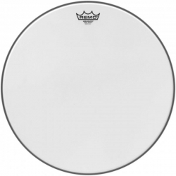 REMO 18" WHITE SUEDE AMBASSADOR