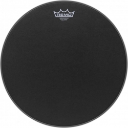 REMO 15" BLACK SUEDE AMBASSADOR