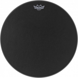 REMO 18" BLACK SUEDE AMBASSADOR