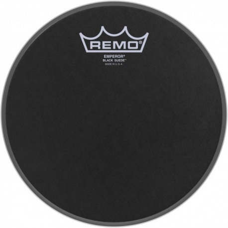 REMO 8" BLACK SUEDE EMPEROR