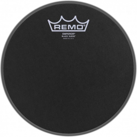 REMO 8" BLACK SUEDE EMPEROR