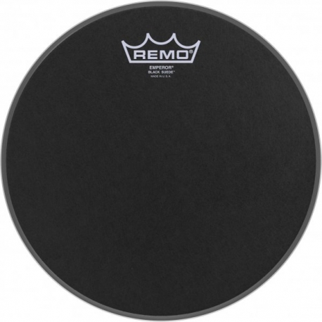 REMO 10" BLACK SUEDE EMPEROR