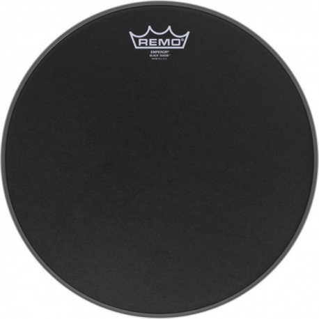 REMO 13" BLACK SUEDE EMPEROR
