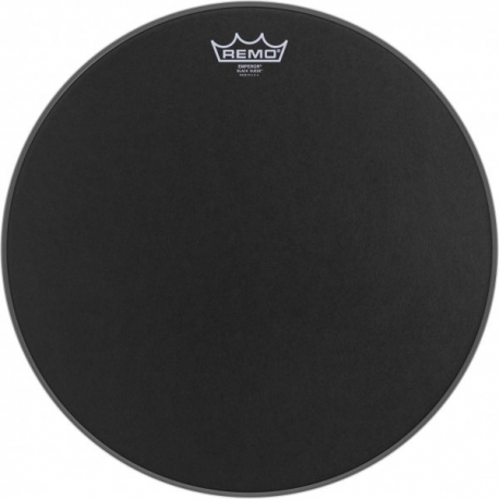 REMO 16" BLACK SUEDE EMPEROR