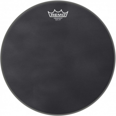 REMO 14" BLACK SUEDE SNARE HEAD