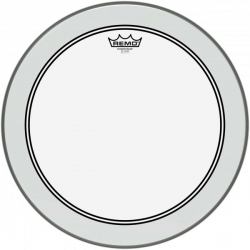 REMO 18" PWRSTRK.3 TRANSPARENT