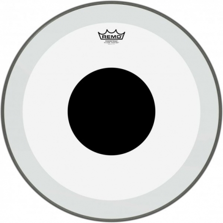 REMO 20" PWRSTRK.3 TRANSP.GC+BK DOT