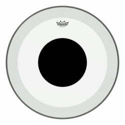 REMO 23" PWRSTRK.3 TRANSP.GC+BK DOT