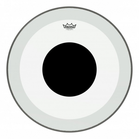 REMO 23" PWRSTRK.3 TRANSP.GC+BK DOT