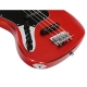 Marcus Miller V7 Vintage Alder-4 LH BMR 2.0 Bright Metallic Red Gauchère