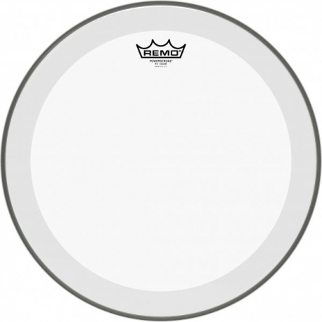 REMO 16" PWRSTRK.4 TRANSPARENT