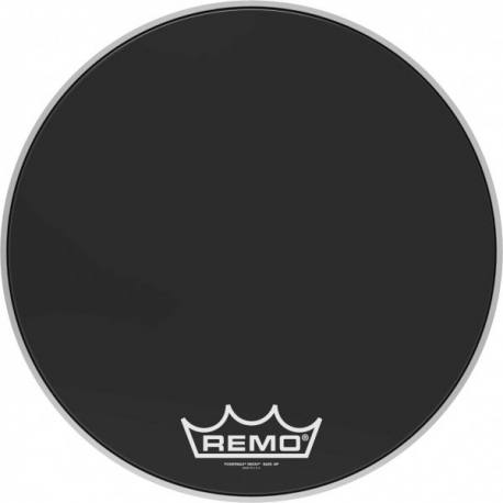 REMO 20" POWERMAX EBONY CRIMPLOCK