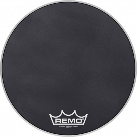 REMO 20" POWERMAX BLACK SUEDE