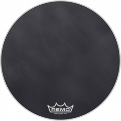 REMO 26" POWERMAX BLACK SUEDE