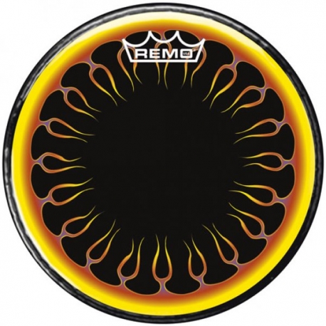 REMO 22" GRAPHIC ROUND FLAMES